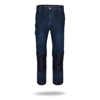Spodnie robocze jeans HAMMER 77700 - z kieszeniami na nakolanniki