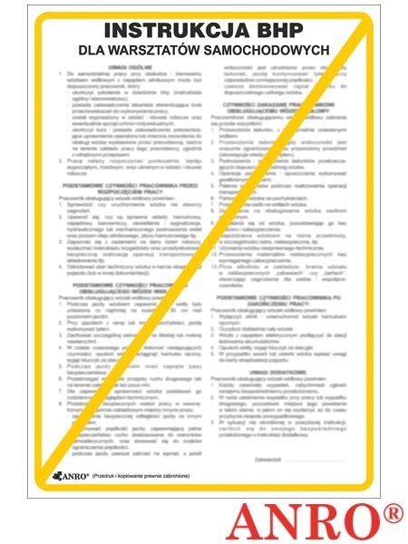 ZNAK BEZPIECZEŃSTWA ANRO