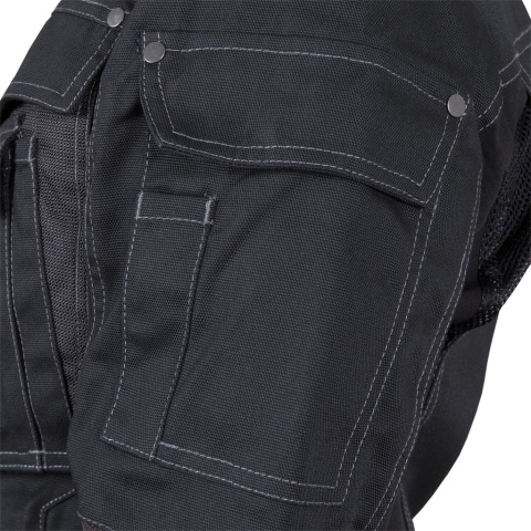 Bluza Robocza FIXER Canvas – Elastyczne Wstawki Stretch, Wiele Kieszeni L.HOLLMAN