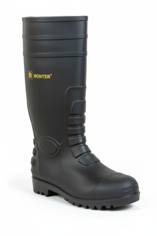 Buty gumowce bezpieczne kalosze S5 MONTER Rozm. 45 z wkładką i podnoskiem
