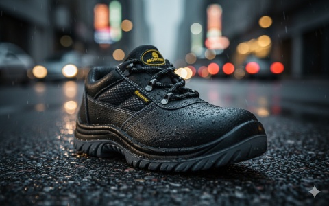 Półbuty robocze S3 rozm. 39 z metalowym podnoskiem i wkładką antyprzebiciową – antypoślizgowe MONTER