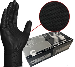 Rękawice nitrylowe teksturowane DIAMOND 100 szt. rozm. XL Consorte
