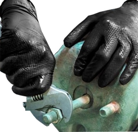 Rękawice nitrylowe teksturowane DIAMOND 100 szt. rozm. L Consorte