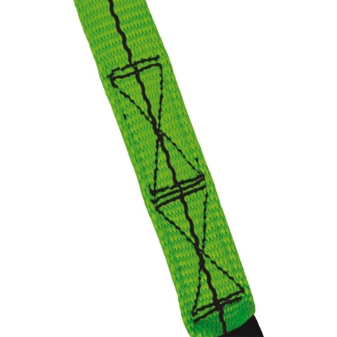 Linka Bezpieczeństwa z Hakiem Zatrzaskowym – 1,5 m, z Pętlami Tekstylnymi, EN354 REIS