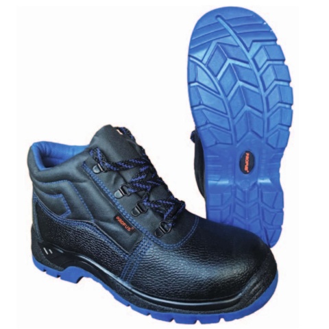 Trzewiki robocze BERGEN S1P rozm. 41 – skóra kruponowa, stalowy podnosek, wkładka antyprzebiciowa PROFUS