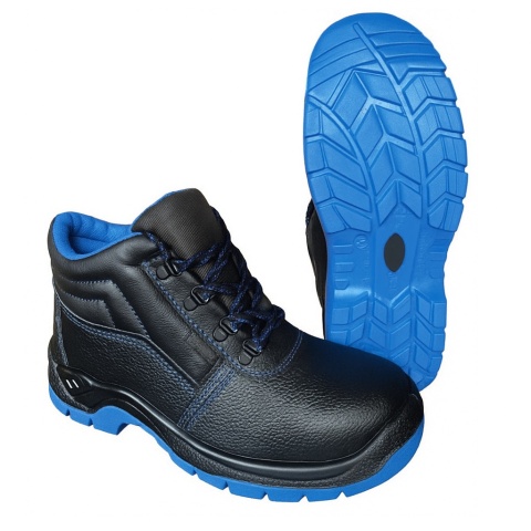 Trzewiki robocze BERGEN S1P rozm. 40 – skóra kruponowa, stalowy podnosek, wkładka antyprzebiciowa PROFUS