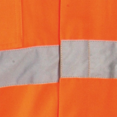 Ubranie ostrzegawcze klasa 3 – bluza i spodnie ogrodniczki EN ISO 20471 dla drogowców i służb porządkowych REIS