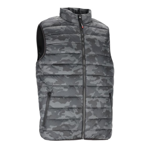 Pikowany Bezrękawnik Męski Ocieplany Regular Fit | Stójka, Kieszenie na Suwak | Lekki, Ciepły | BHP REIS