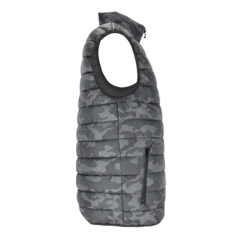 Pikowany Bezrękawnik Męski Ocieplany Regular Fit | Stójka, Kieszenie na Suwak | Lekki, Ciepły | BHP REIS