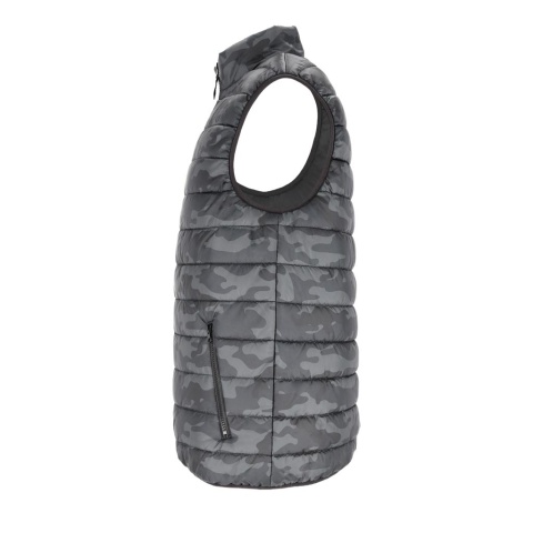 Pikowany Bezrękawnik Męski Ocieplany Regular Fit | Stójka, Kieszenie na Suwak | Lekki, Ciepły | BHP REIS