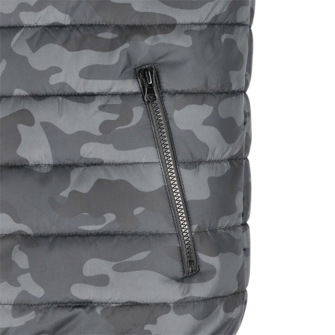 Pikowany Bezrękawnik Męski Ocieplany Regular Fit | Stójka, Kieszenie na Suwak | Lekki, Ciepły | BHP REIS