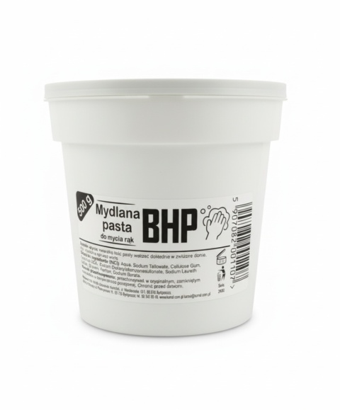 Pasta Mydlana BHP 500g – Do Mycia Rąk i Prania Odzieży Roboczej OSKAR