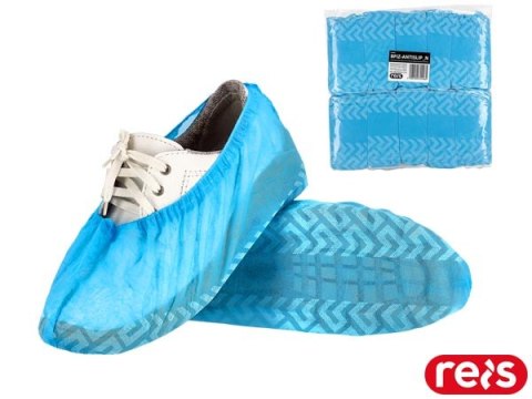 Ochraniacze na Buty Jednorazowe z Włókniny | 100 szt. | Antypoślizgowe | 30g/m² REIS