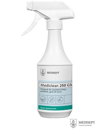 Preparat do Usuwania Kleju i Naklejek Mediclean 250 Glue | 500 ml | Usuwa Gumę i Pisaki MEDISEPT