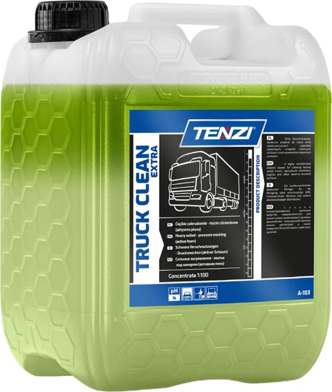 TRUCK CLEAN EXTRA – Koncentrat do Mycia Ciężarówek i Plandek, Aktywna Piana TENZI