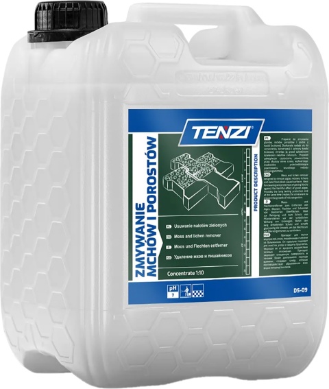 ZMYWANIE MCHÓW I POROSTÓW – Koncentrat do Usuwania Mchu i Glonów z Kostki Brukowej TENZI