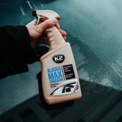 Odmrażacz do Szyb K2 ALASKA 700ml | Błyskawiczny, do -70°C | Z Nanocząsteczkami | Bezpieczny dla Lakieru/Gum | K2