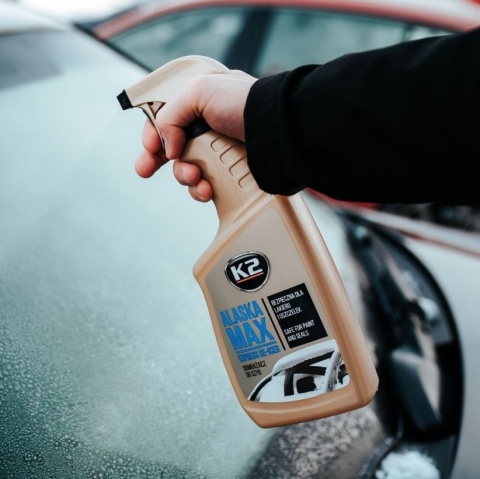 Odmrażacz do Szyb K2 ALASKA 700ml | Błyskawiczny, do -70°C | Z Nanocząsteczkami | Bezpieczny dla Lakieru/Gum | K2