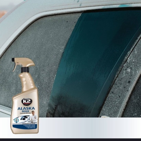 Odmrażacz do Szyb K2 ALASKA 700ml | Błyskawiczny, do -70°C | Z Nanocząsteczkami | Bezpieczny dla Lakieru/Gum | K2