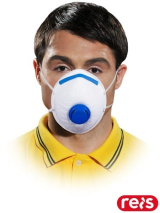 Półmaska Ochronna FFP2 z Zaworkiem, 20 sztuk REIS