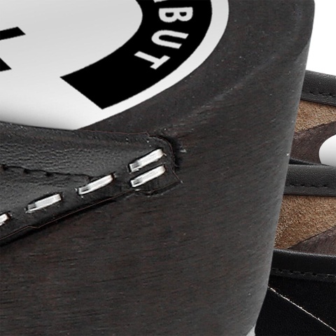 Pantolety Zdrowotne Drewniaki | Skóra Odporna na Mycie | Antypoślizgowe | EN 20347 MEDIBUT