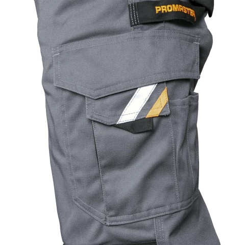 Spodnie Robocze do Pasa PROX 300g | Elementy Odblaskowe | Nakolanniki REIS
