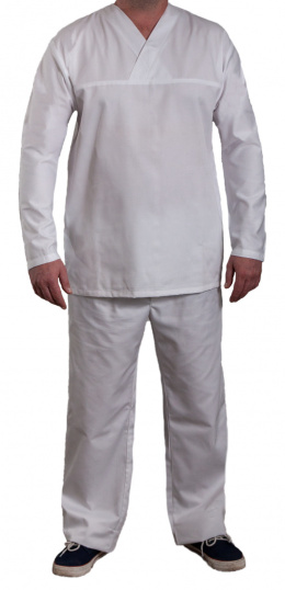 Ubranie HACCP z bluzą zapinana