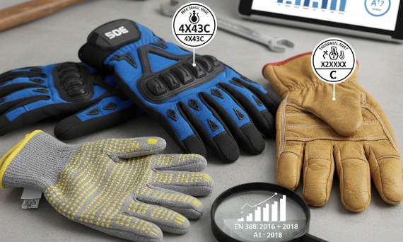 🎓 Kompendium Wiedzy o Normach Rękawic Roboczych: Twój Przewodnik po Oznaczeniach BHP
