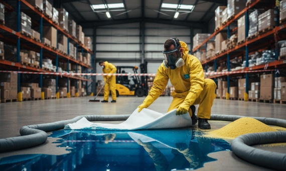 Sorbenty: Pierwsza Linia Obrony Przed Rozlaniem – Rodzaje, Normy i Skuteczna Neutralizacja Zagrożeń