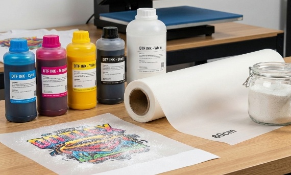 🎨 Druk DTF bez tajemnic: Jakie materiały eksploatacyjne wybrać dla idealnego nadruku?